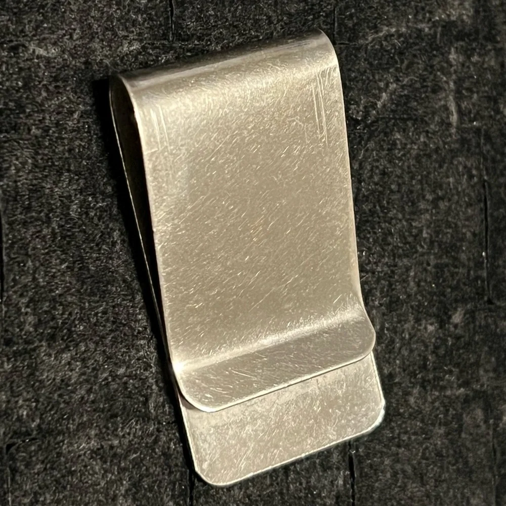 Vintage Silver tone dollar sign Money Clip
